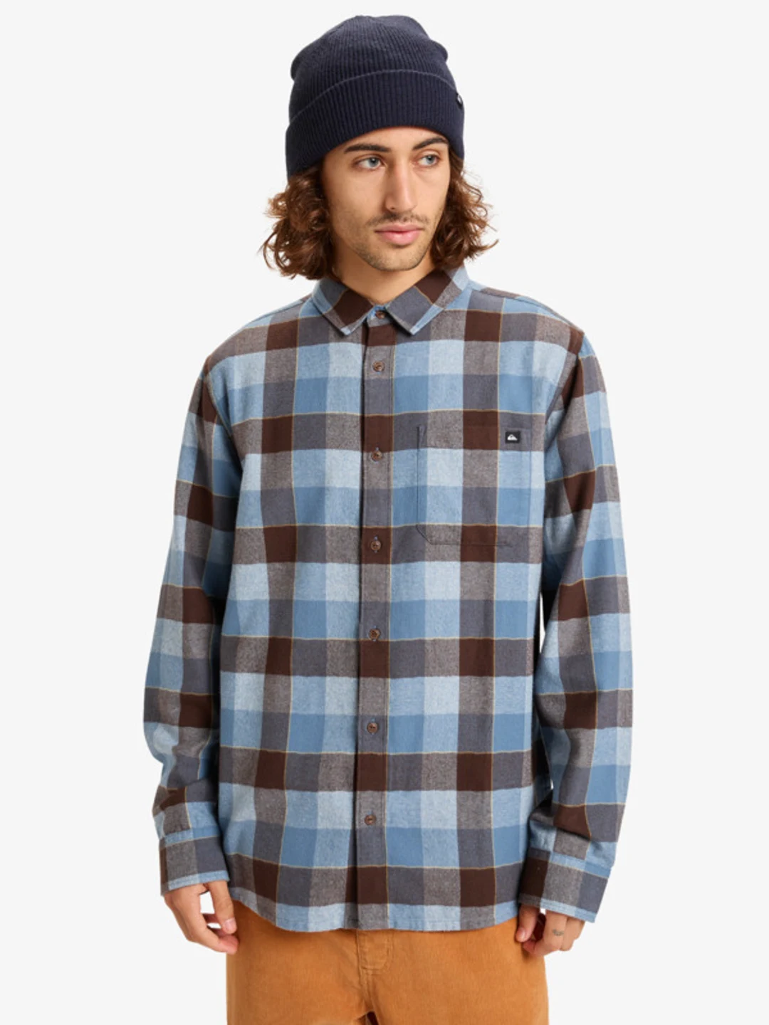 Motherfly Plaid - Chemise manches longues pour Homme Noir