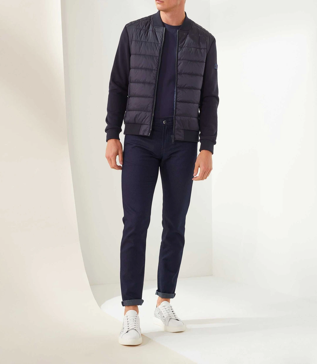 IZAC - Sweat zippé marine ''Swfantin''