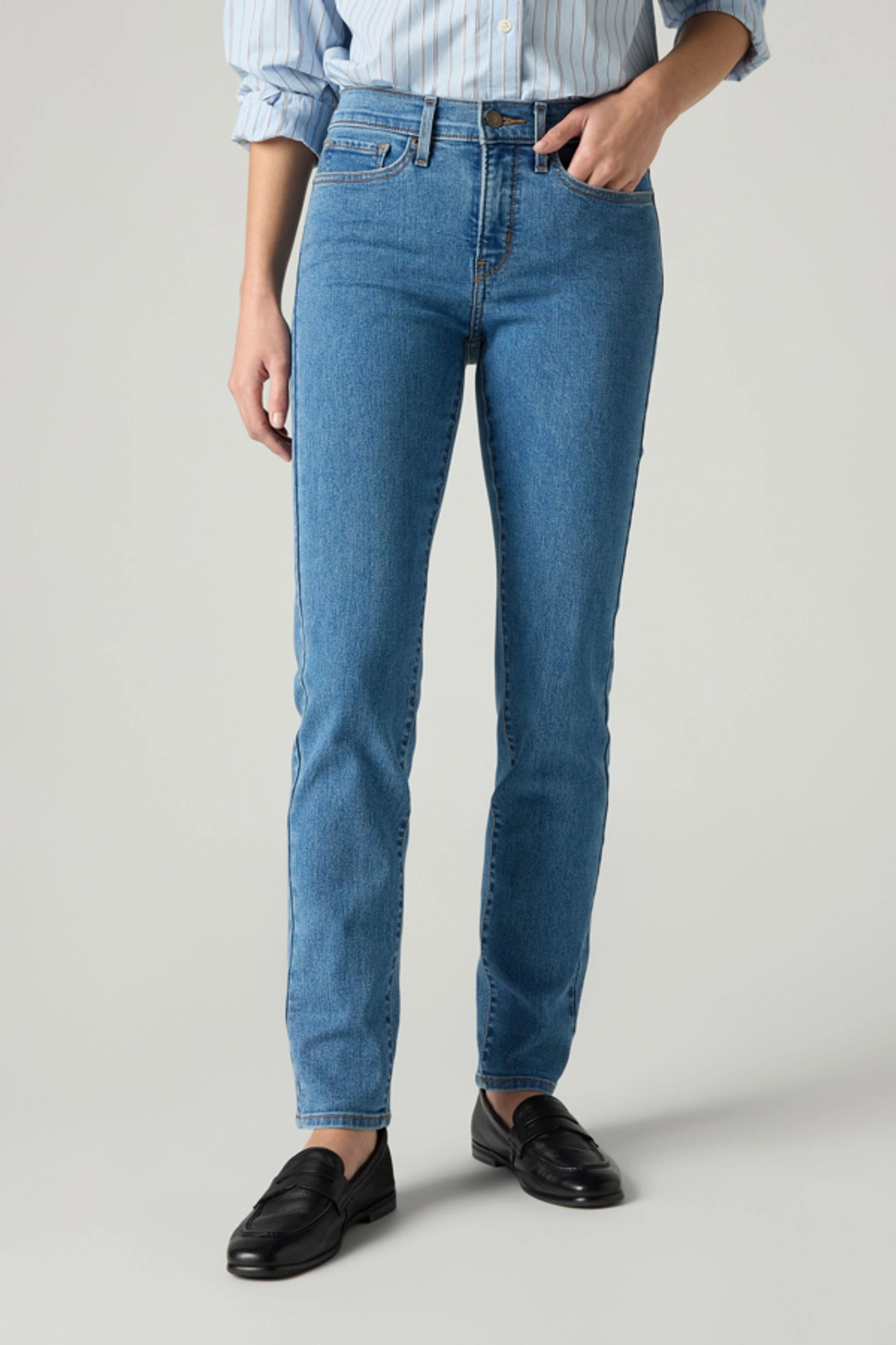 Levi's Jean Slim Shapping 312 - Femme - Bleu / Darkest Sky - 33X32 - 2