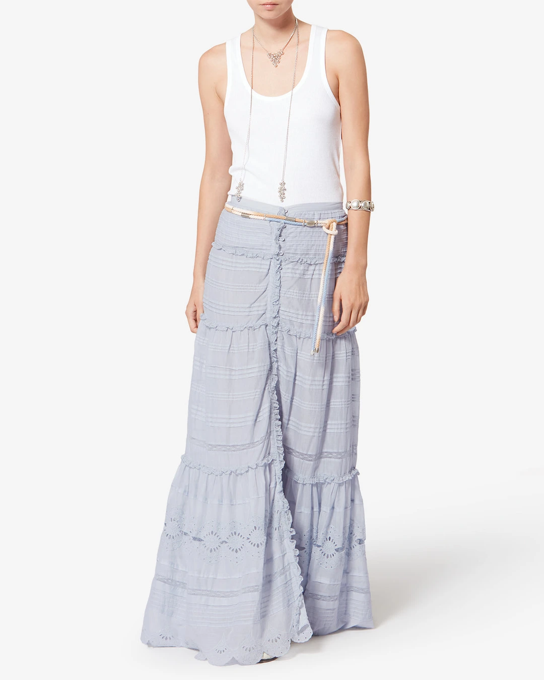 Jupe Paoline - Femme - Bleu Clair - Taille 40 - Marant Étoile - 4