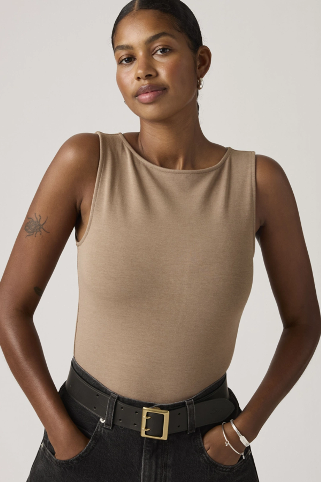 Levi's Haut Encolure Bateau Blair - Femme - Blanc / Bright White - XS