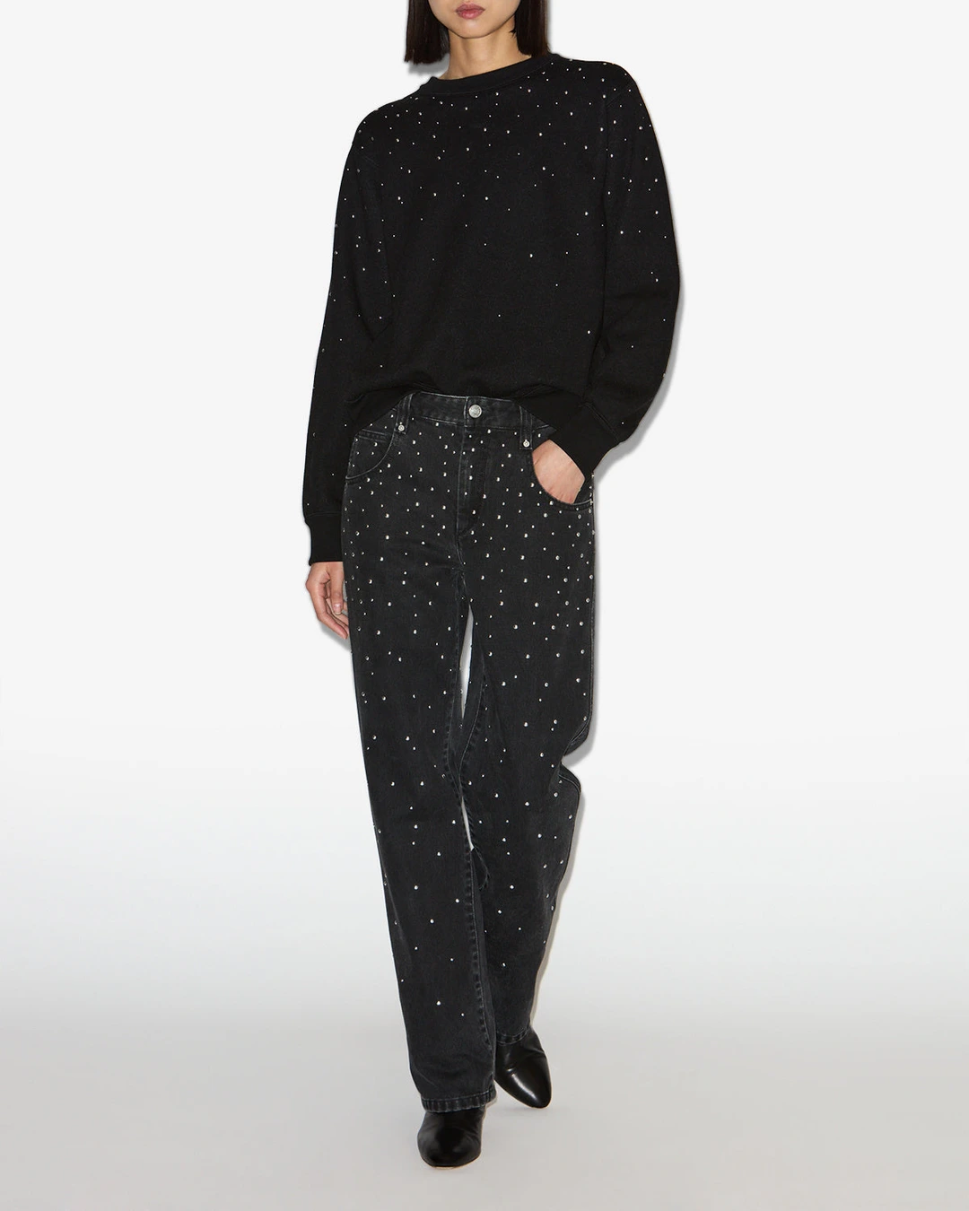 Pantalon Brinsa - Femme - Noir - Taille 42 - Marant Étoile - 4