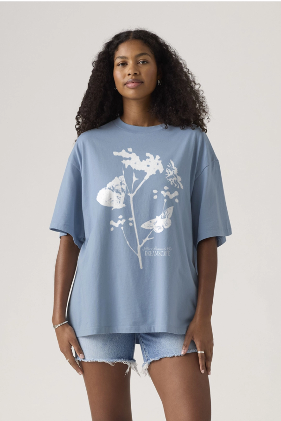 Levi's T Shirt Graphique Short Stack - Femme - Noir / Blue Jean Baby Pirate Black - XS