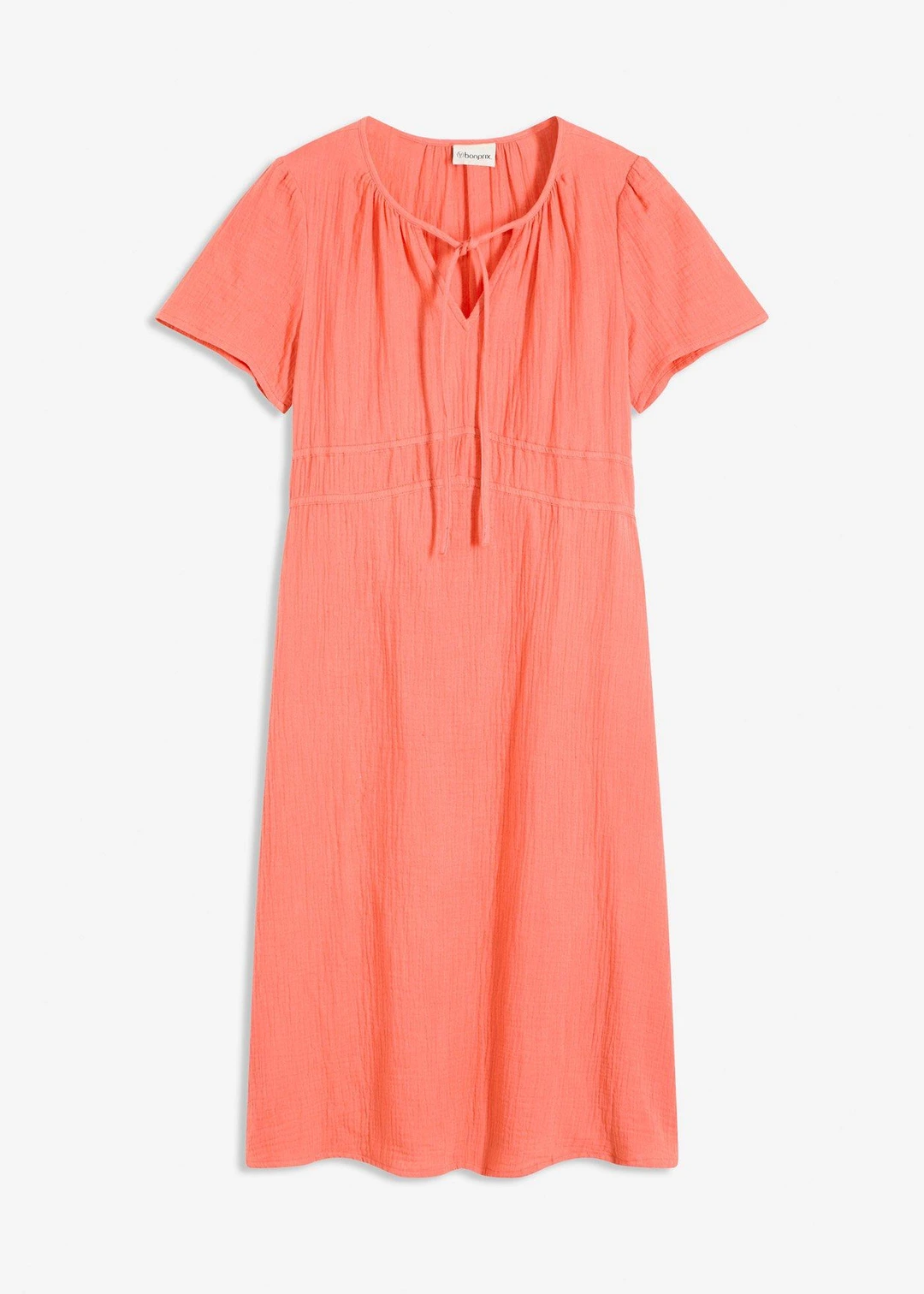 Robe tunique en gaze de coton