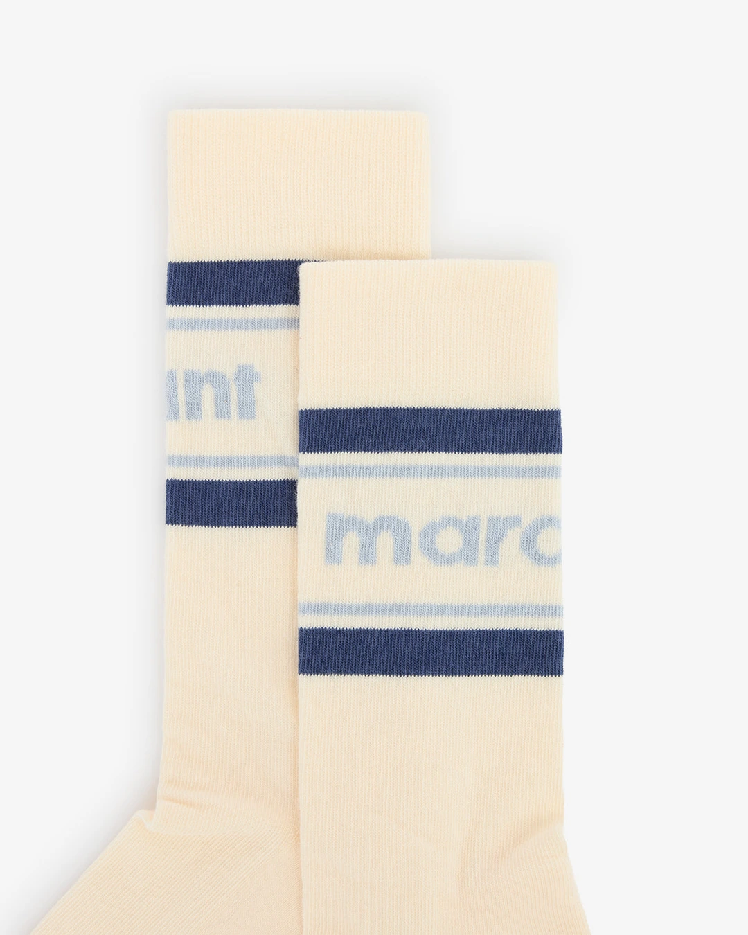 Chaussettes Dona - Homme - Écru Et Jaune - 2
