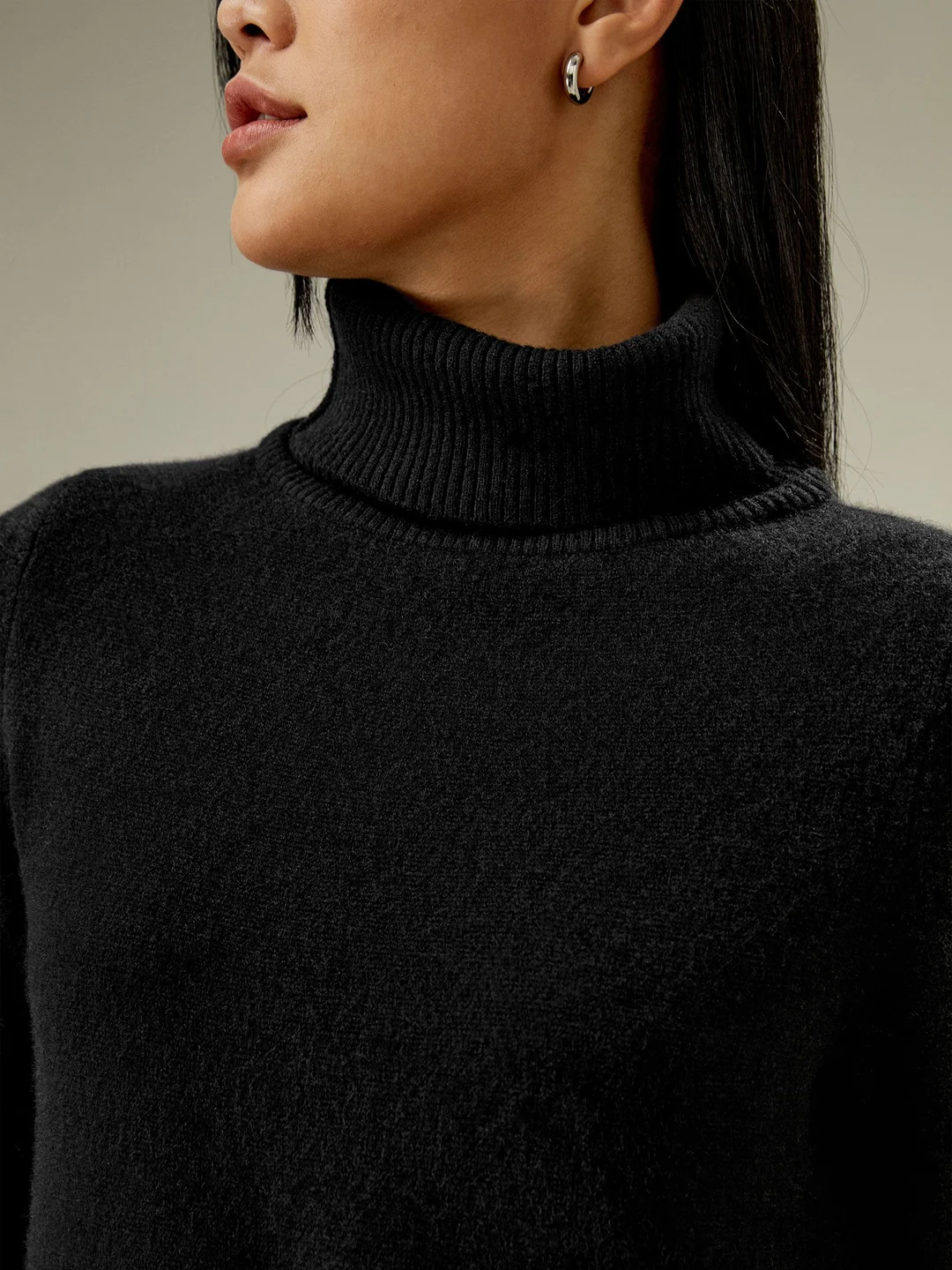 LILYSILK Pulls Cachemire Femme Silhouette Trapèze 100% De Cachemire De Première Qualité Sans Produits Chimiques Nocifs Chaleur Et Confort Noir M