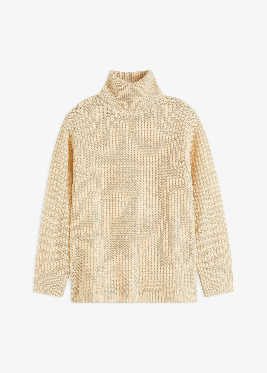 Pull en maille à col roulé