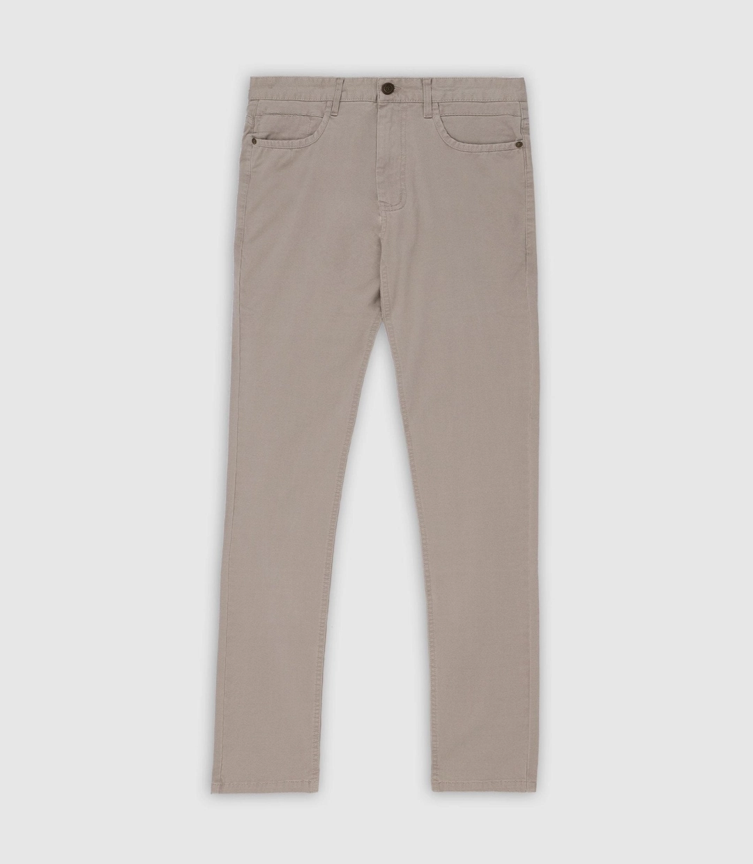 IZAC - Pantalon slim 5 poches casual beige PEACH