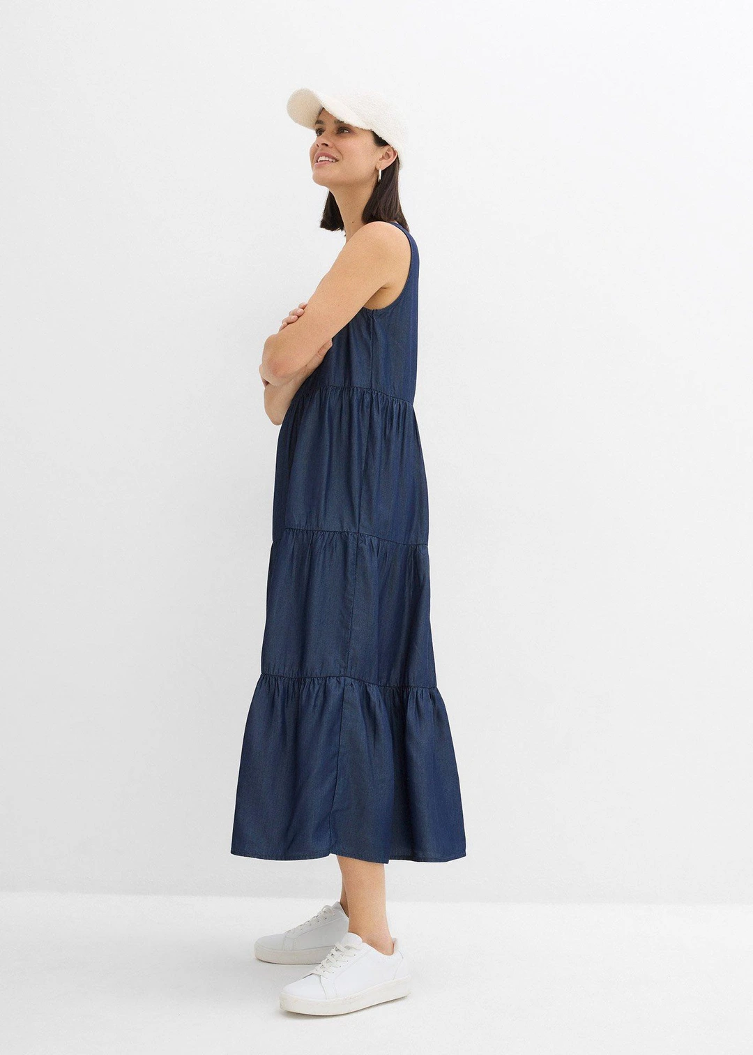 Robe midi en lyocell lisse - 2