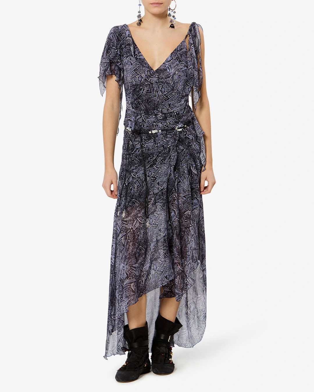 Robe Tylena - Femme - Bleu Nuit - Taille 42 - 4