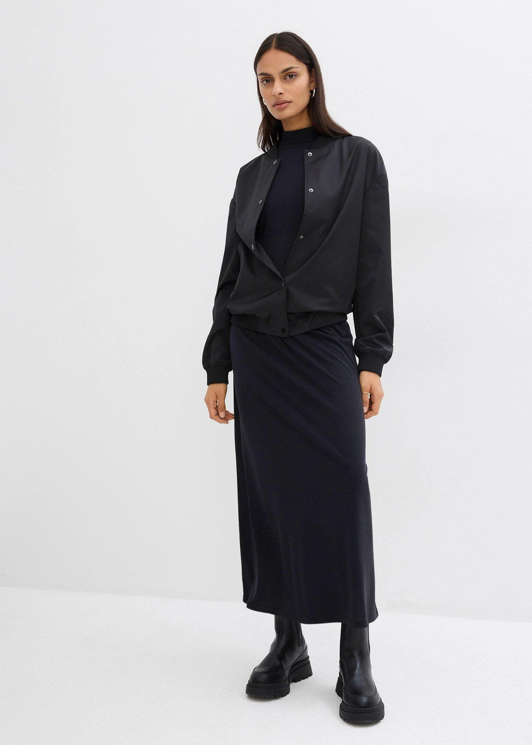 Robe longue en matière douce - 2