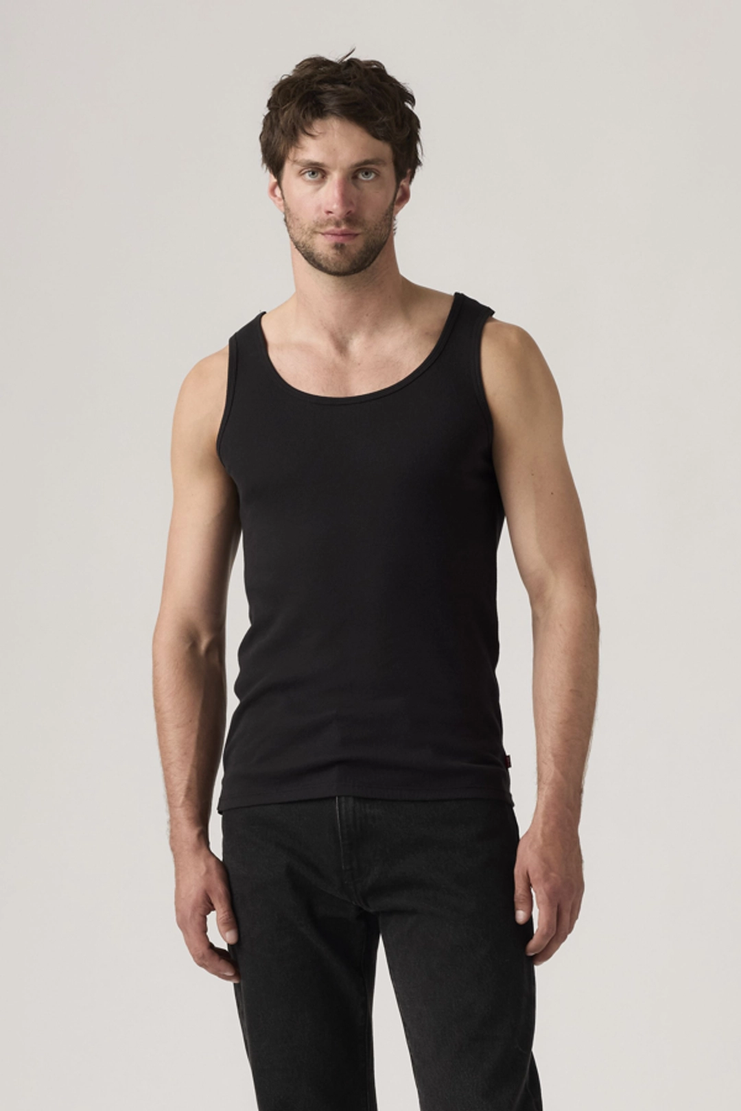 Levi's Débardeur Bord Côtes Lot De 2 - Homme - Multicolore / Black Marble Heather/ Snow Heather - 2XS - 2
