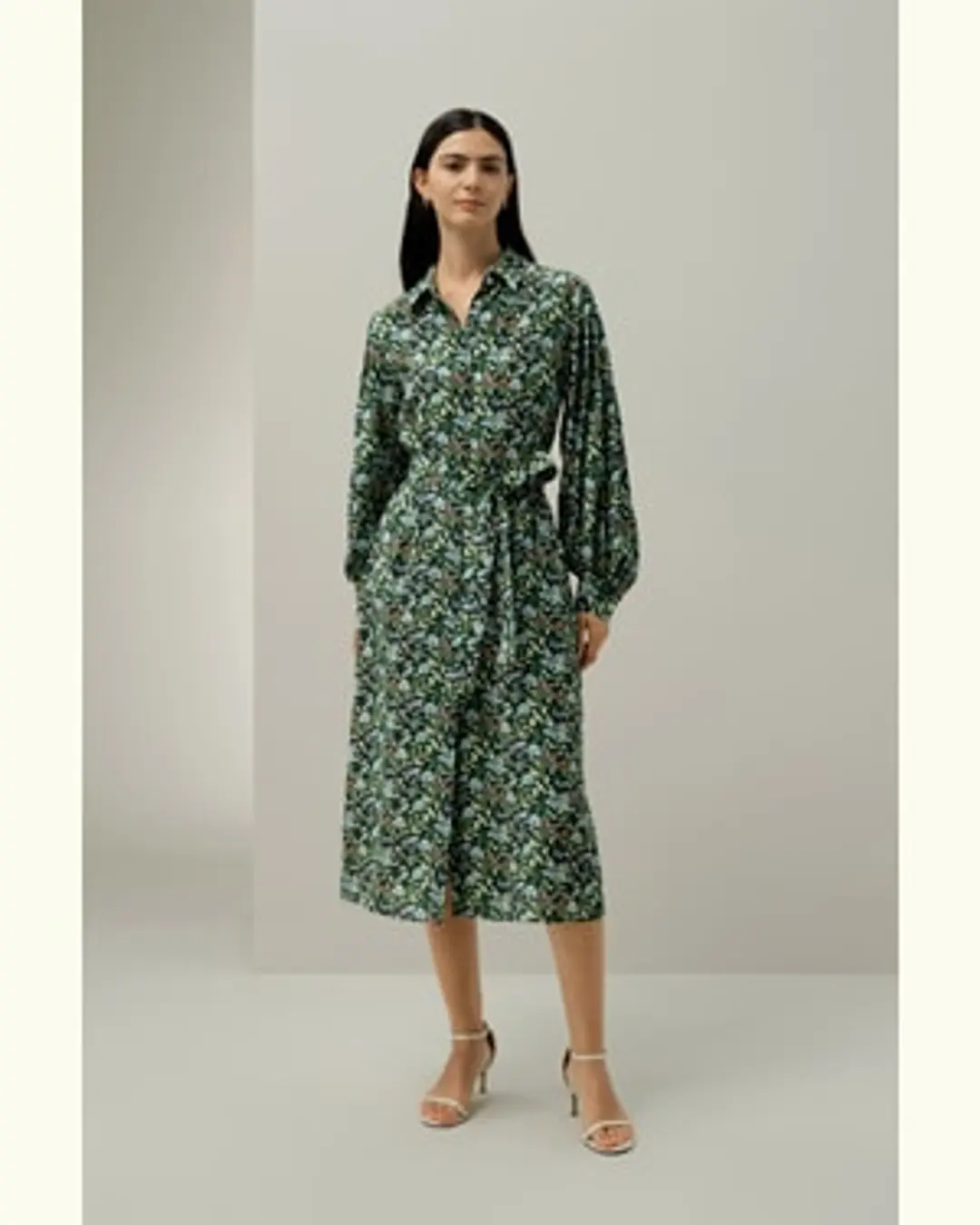 LILYSILK Robe En Soie Fairytale Forest 100% Soie De Mûrier Mettant En Valeur La Féminité Fairytale Forest M