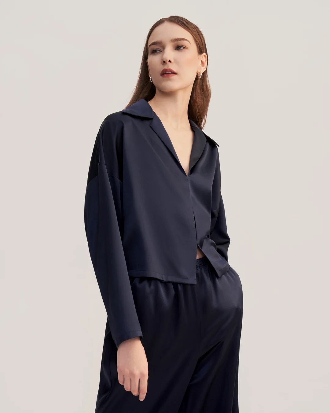 LILYSILK Pyjama Soie Femme FR Femme Coupe Ample Blanc XL
