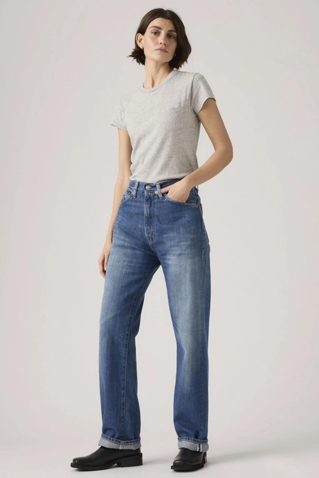 Levi's Vintage Clothing Jean 701 1950 - Femme - Bleu / Rock Island - 31X30