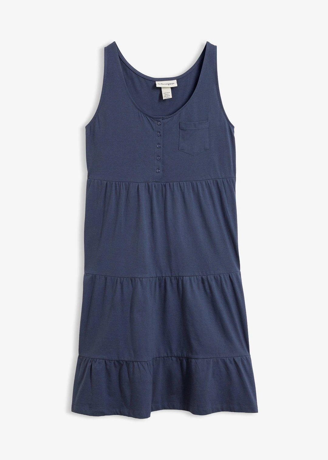 Robe courte en jersey coton