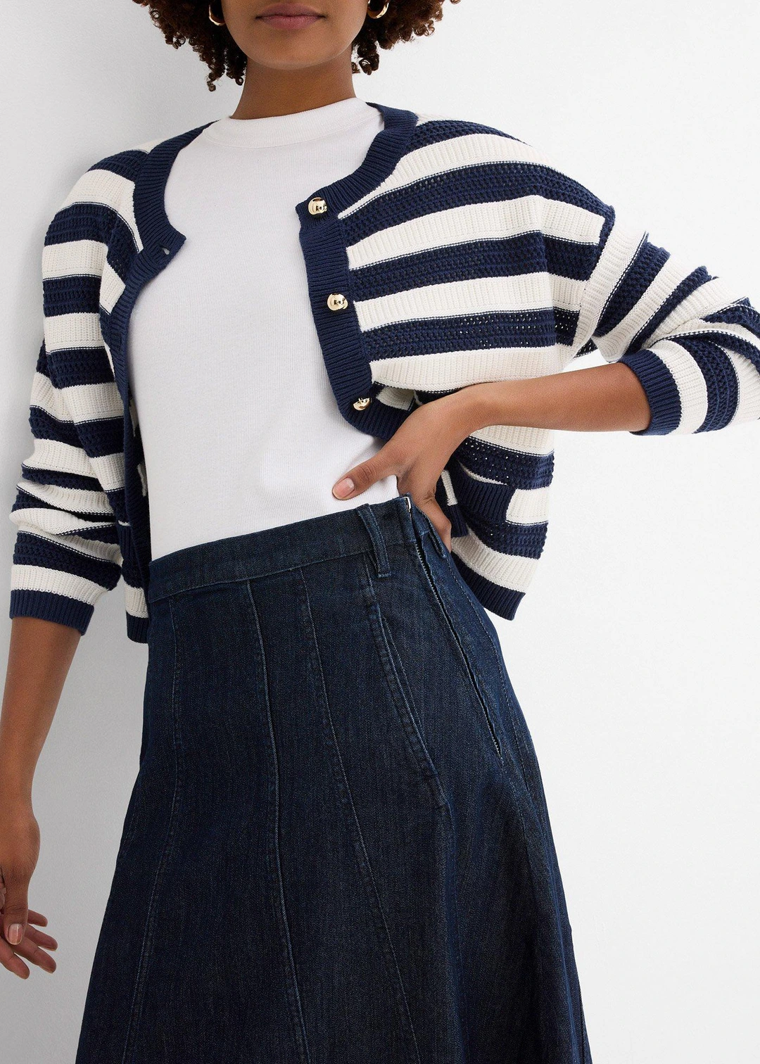 Jupe midi en jean - 3