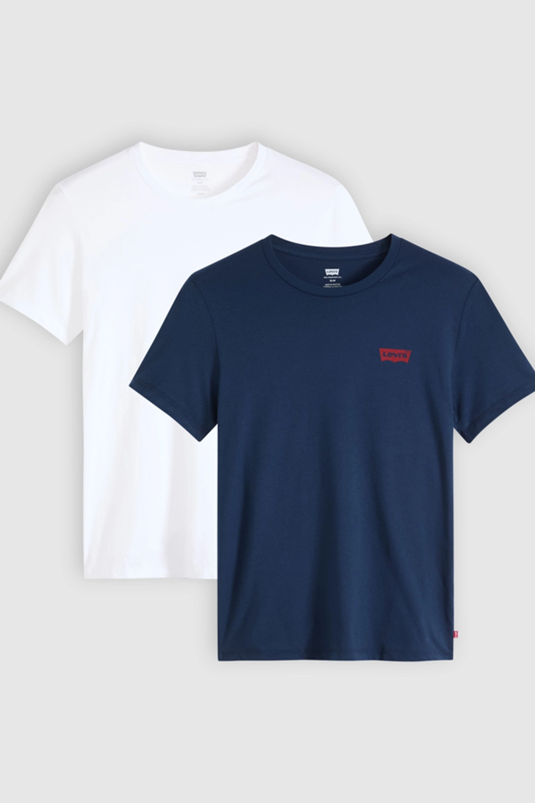 Levi's T Shirt Graphique À Col Rond Lot De 2 - Homme - Noir / Caviar - 2XL
