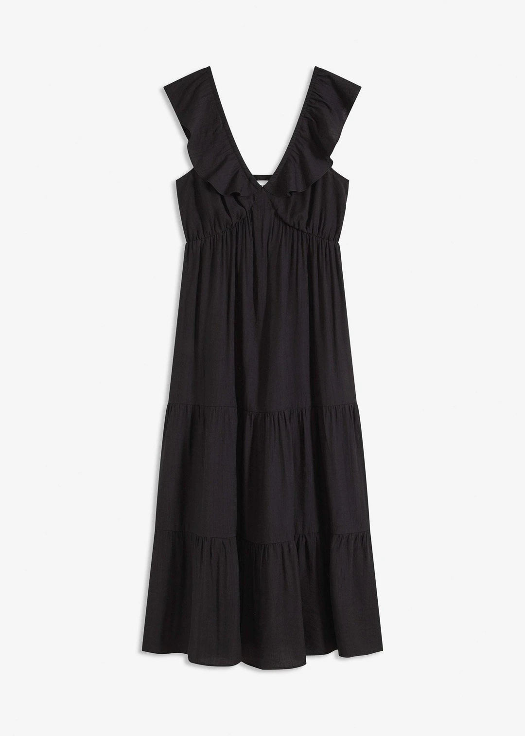 Robe à bretelles en viscose mélangée