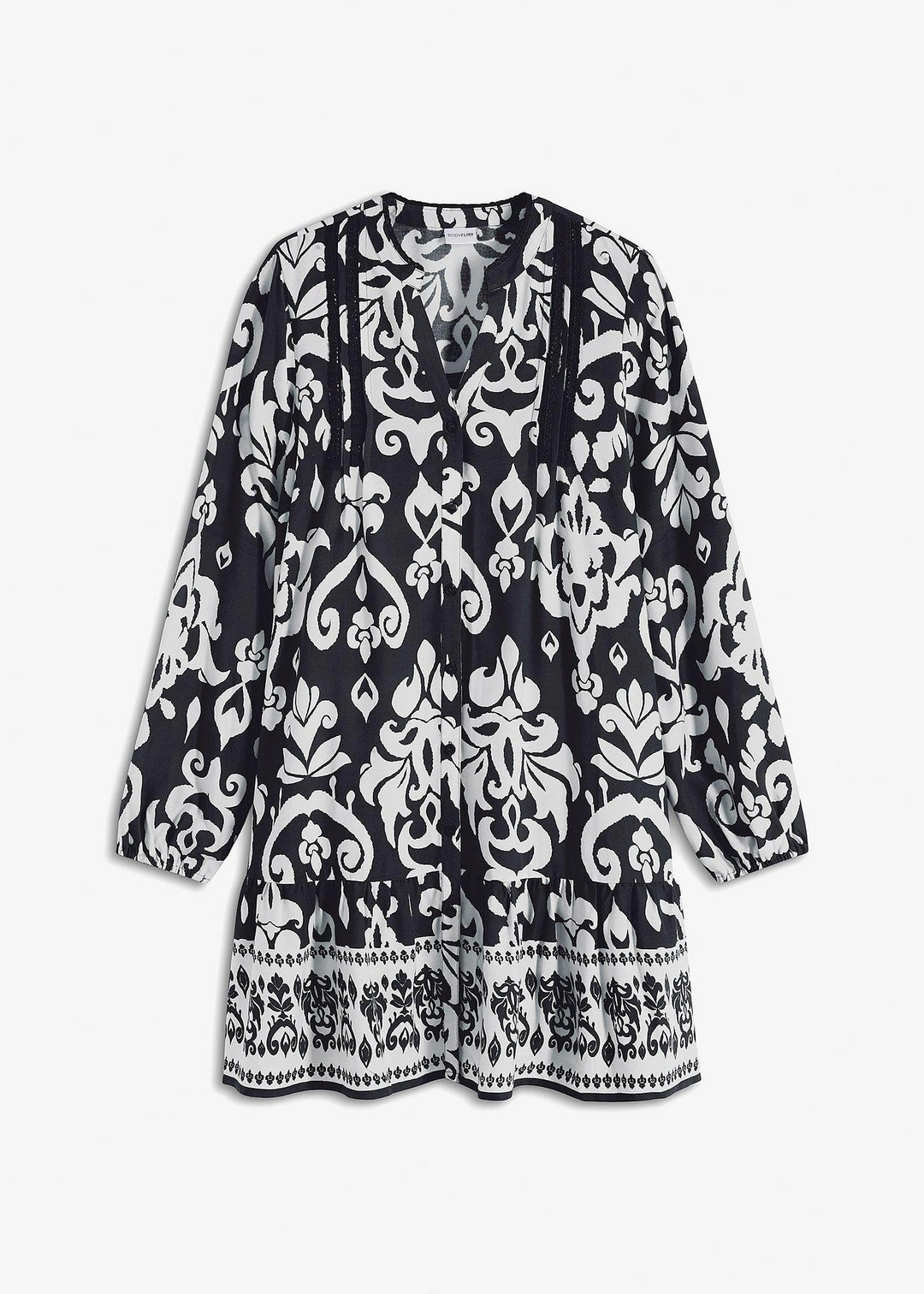 Robe-tunique en viscose fluide