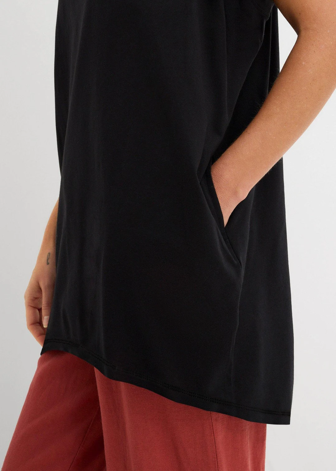 T-shirt long 100% coton - 3