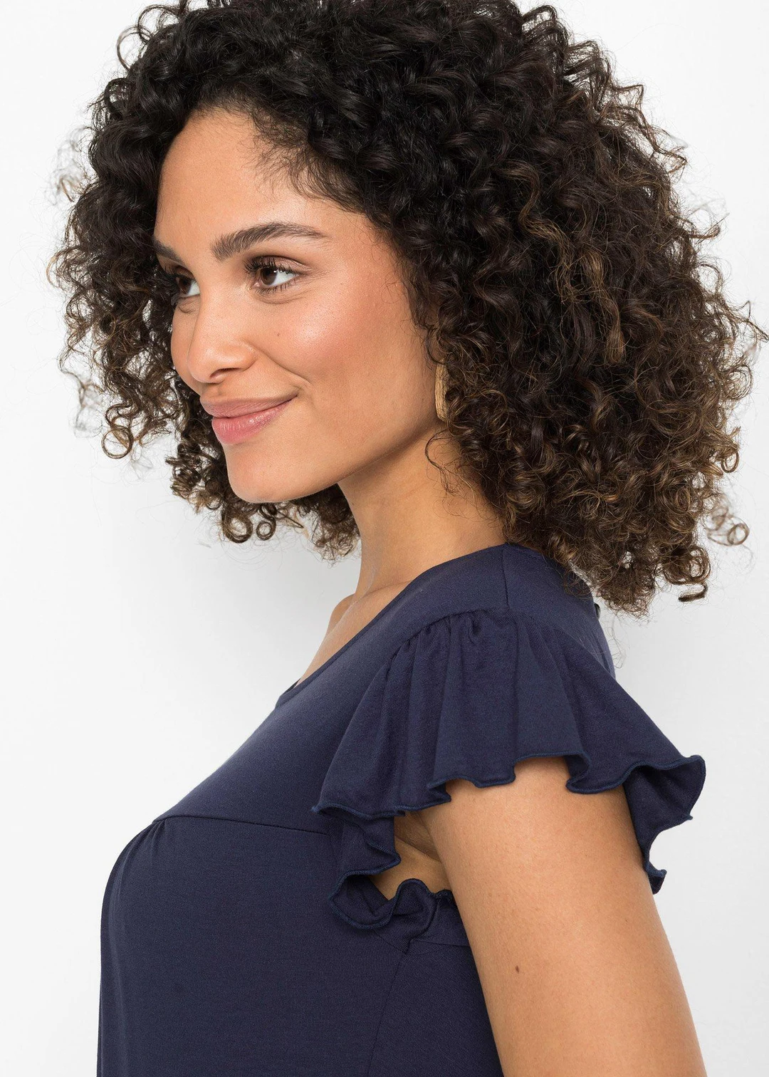Robe midi en viscose extensible - 3