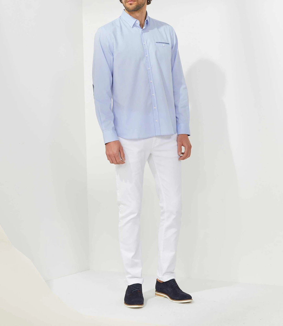 IZAC - Chemise casual bleu-ciel ''Tod''