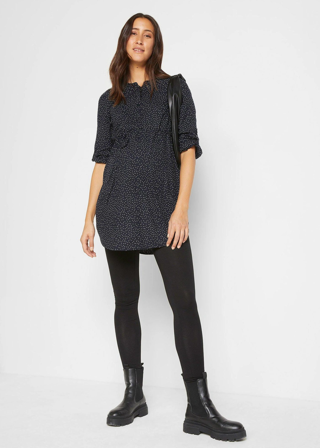 Robe de grossesse et d’allaitement en viscose fluide