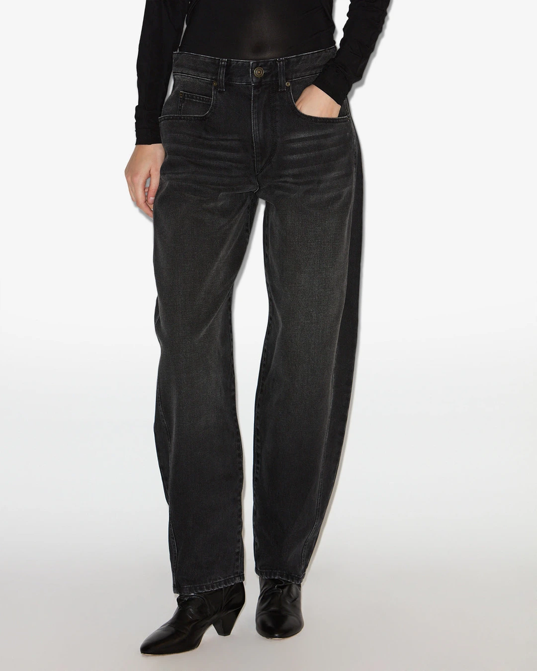 Pantalon Oriane - Femme - Noir Délavé - Taille 42 - 5