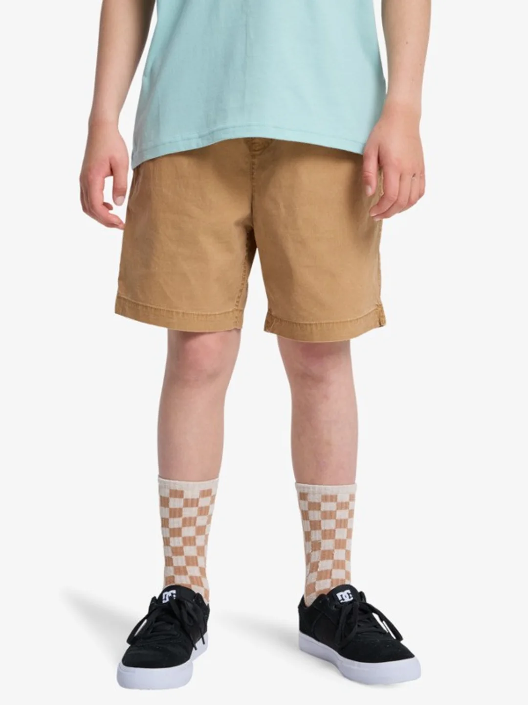 Taxer Youth 15" - Short à taille élastique pour Garçon 8-16 Noir