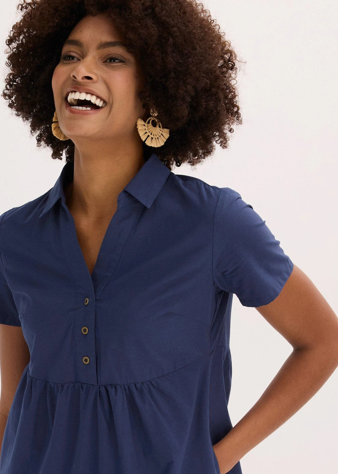 Robe 100% coton avec broderies anglaises