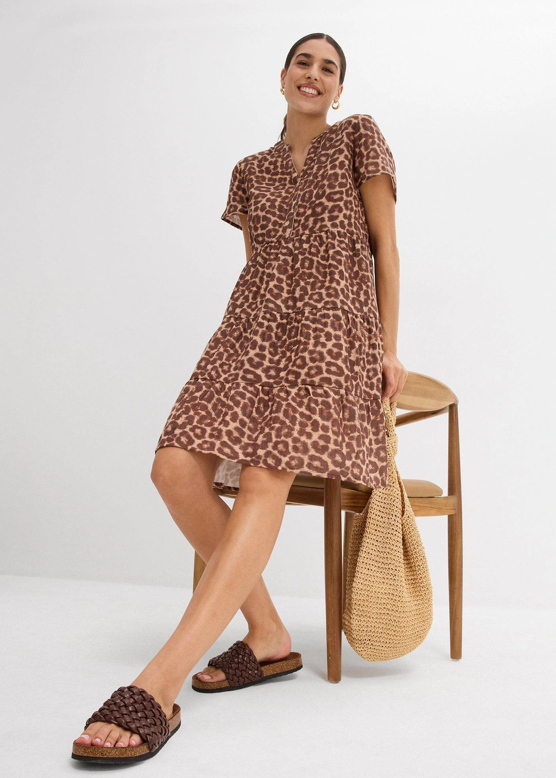 Robe douce en gaze de coton