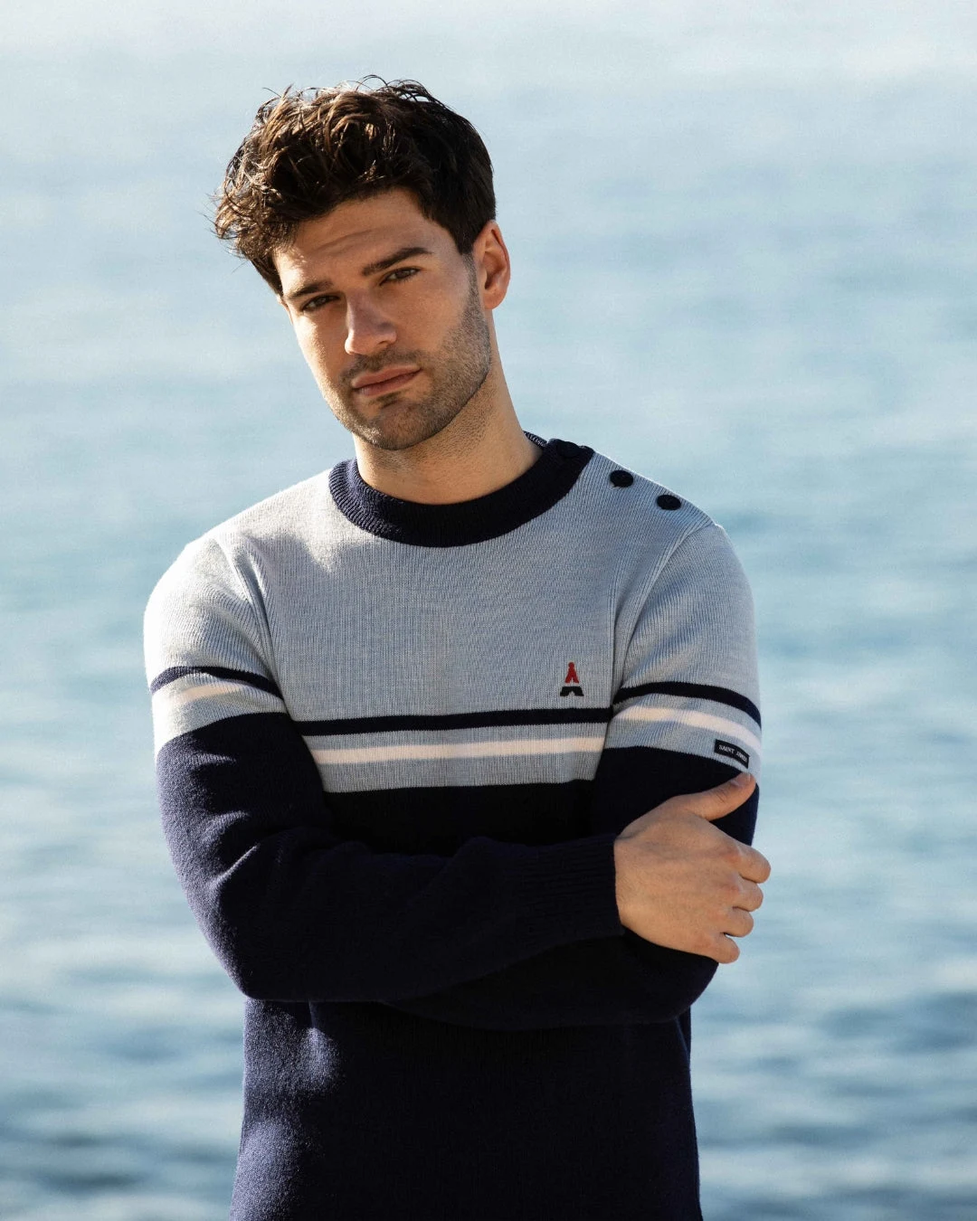 PULL EN LAINE HOULGATE 2.0 MADE IN FRANCE | SAINT JAMES X MAISON FT
