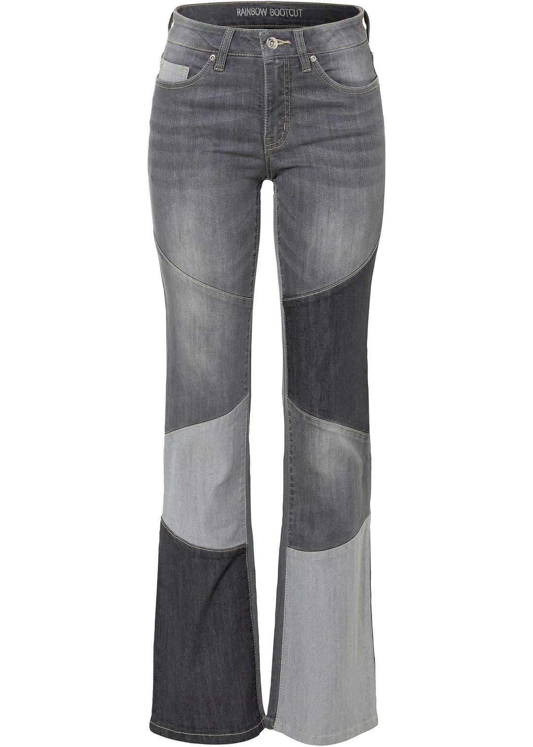 Jean flare taille mi-haute
