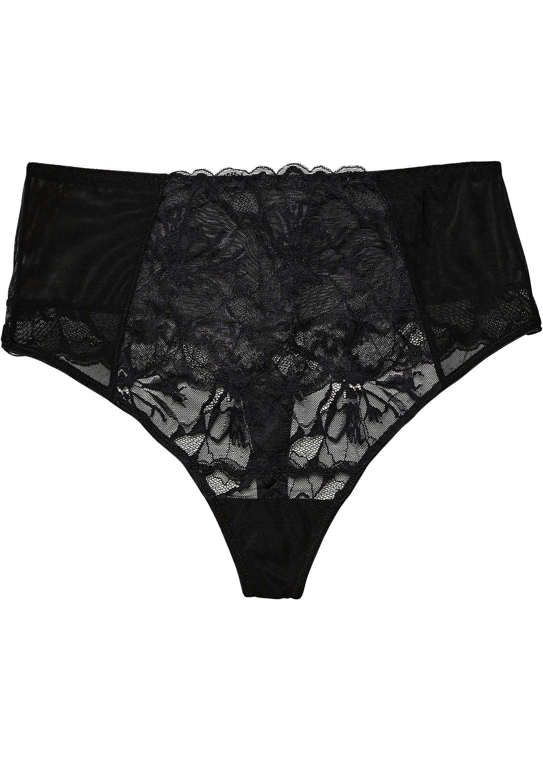 String taille haute en dentelle