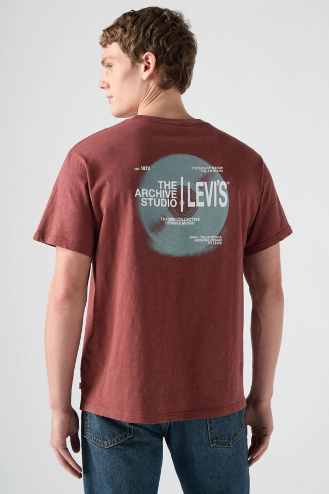 Levi's T Shirt Relaxed - Homme - Rouge / Crushed Berry - 2XL