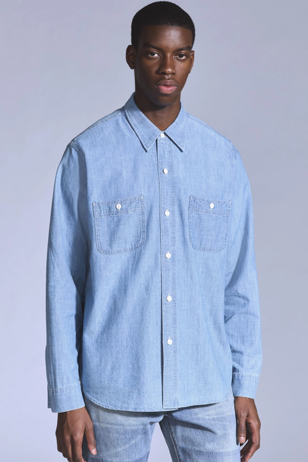 Levi's Chemise De Travail - Homme - Bleu / Work Shirt Indigo Stripe - XL