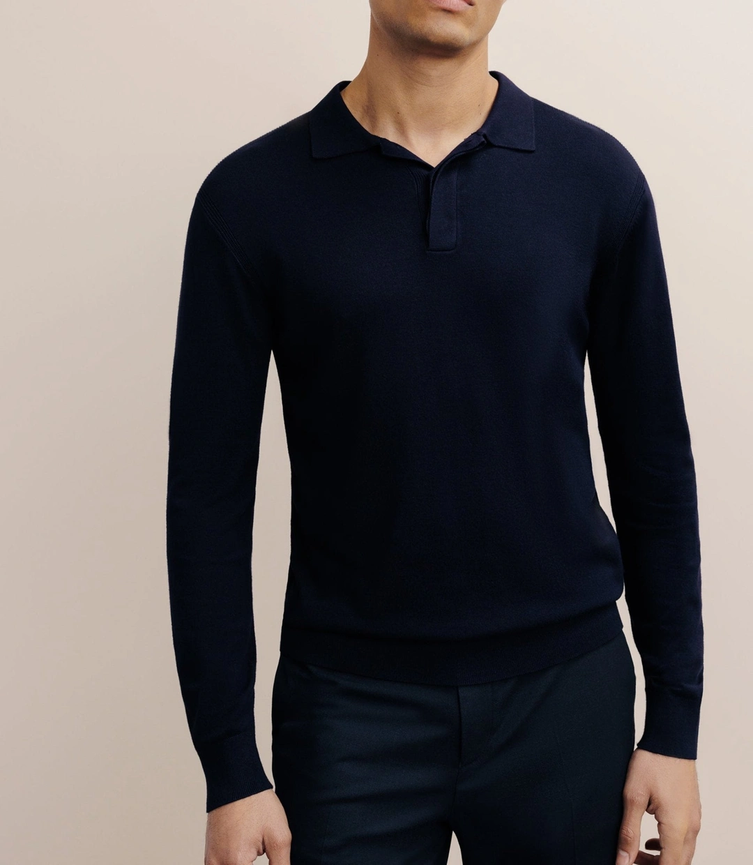 IZAC - Pull col polo marine