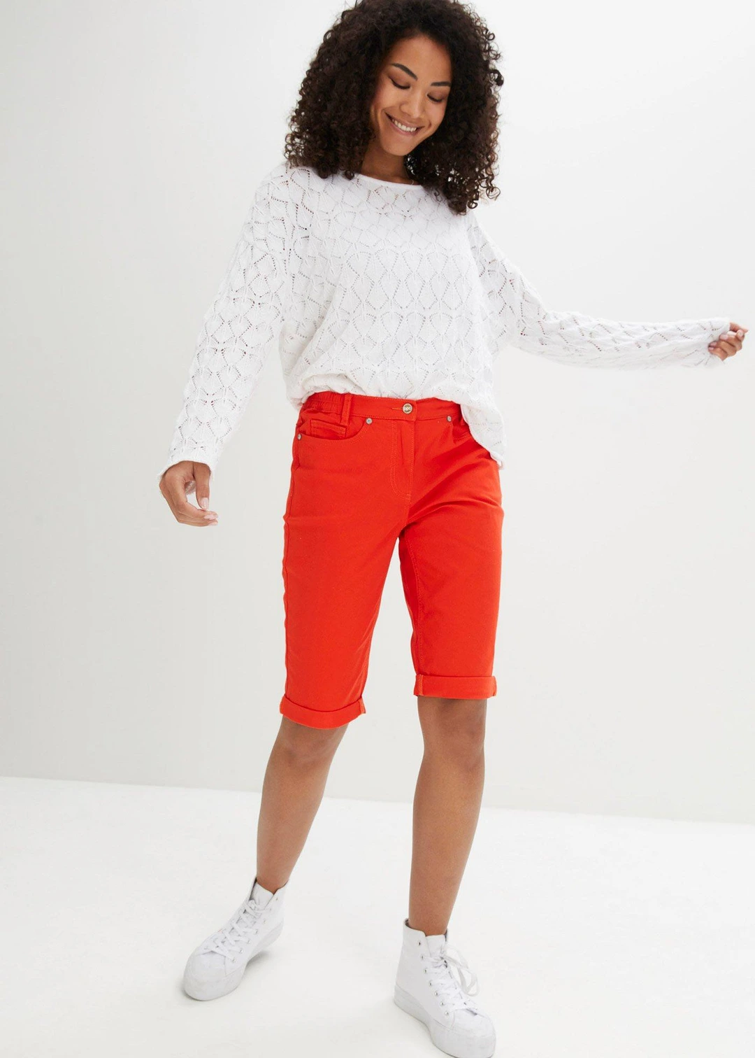 Bermuda coton avec taille confortable - 2