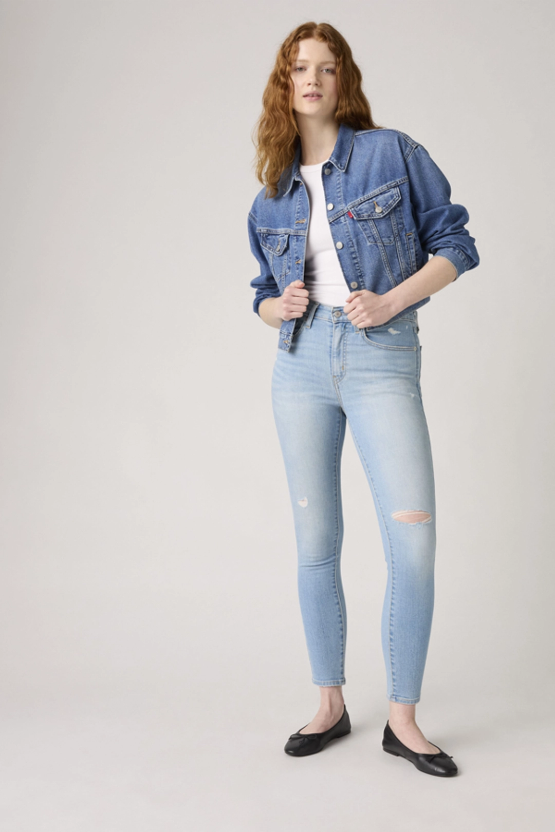 Levi's Jean Skinny 721 À Taille Haute - Femme - Noir / Black Worn In - 25X32