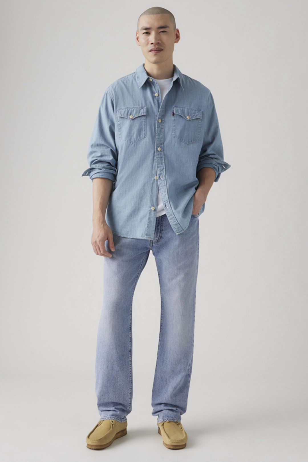 Levi's Jean 555 Relaxed Straight - Homme - Bleu / Welcome To The Game - 40X32