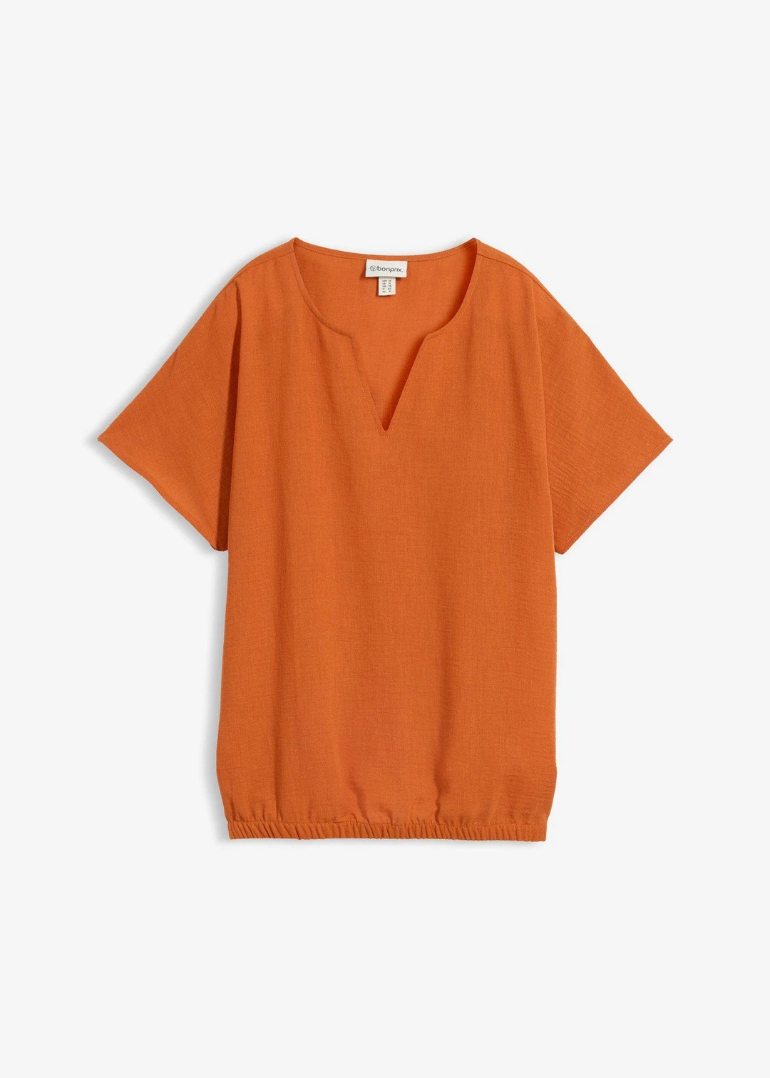 Blouse oversize à base élastiquée