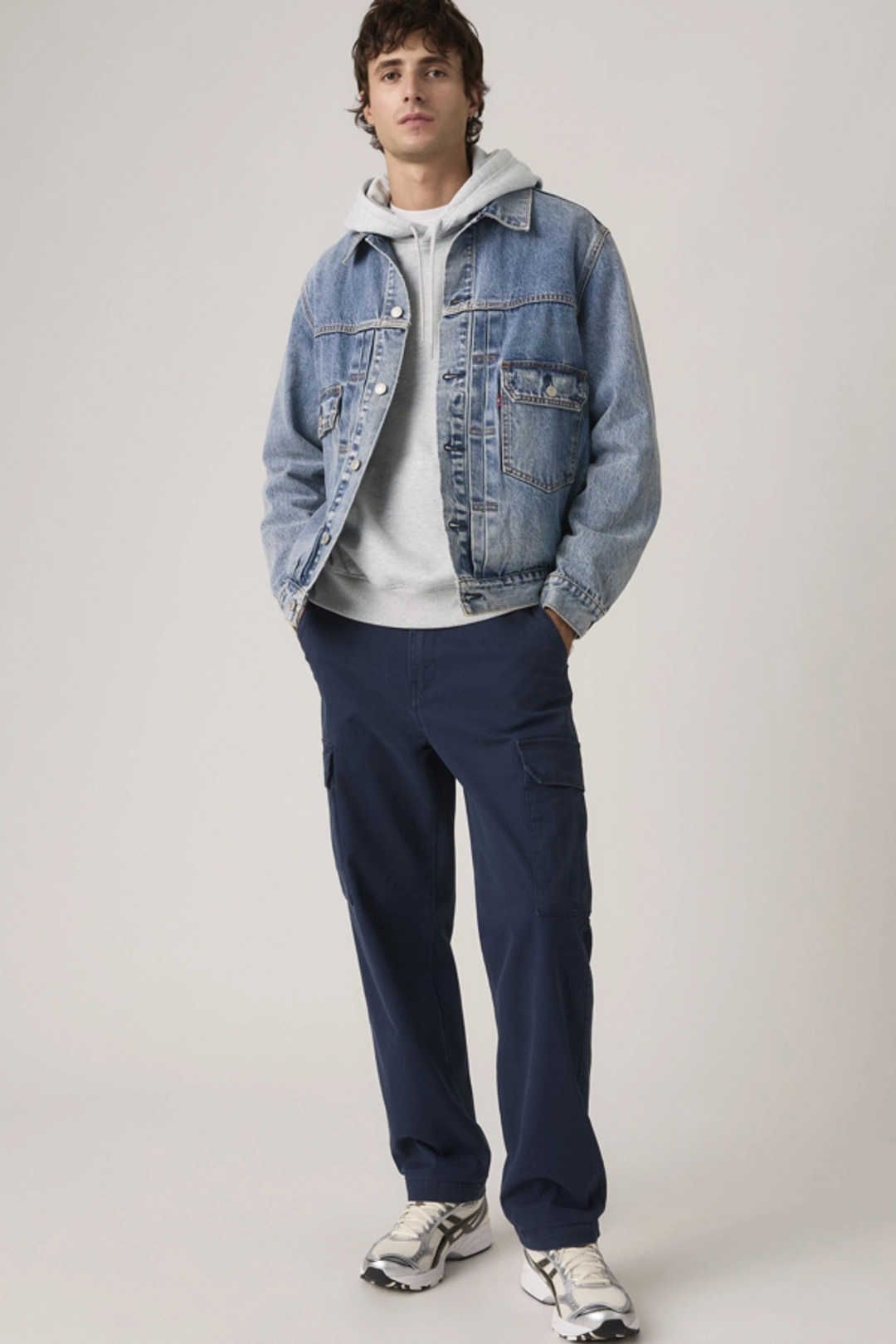 Levi's Pantalon XX Cargo Taper - Homme - Noir / Mineral Black Twill - 38X34