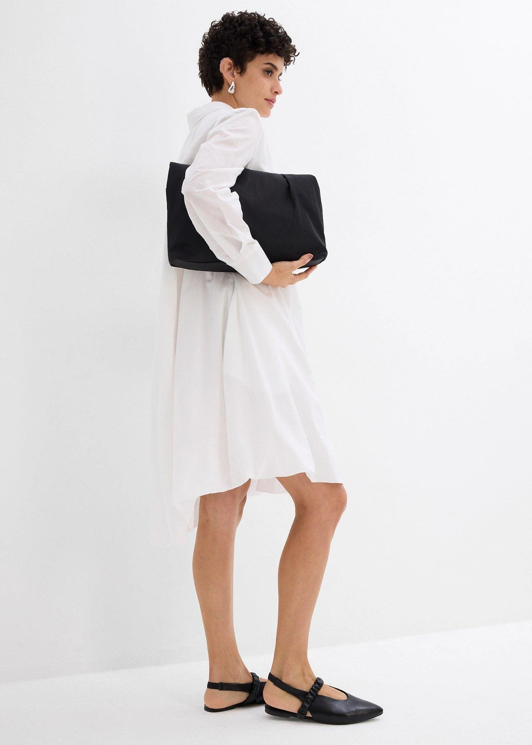 Robe-chemise 100% coton à base boule - 2