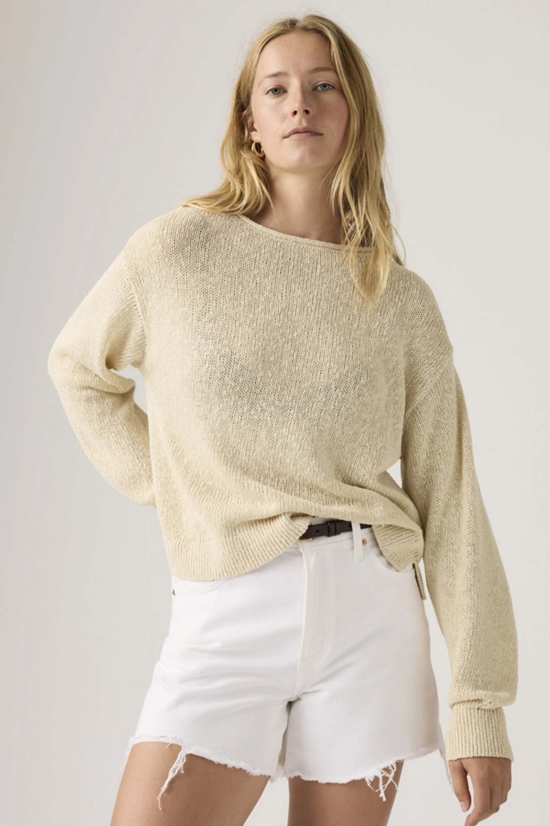 Levi's Pull Boucle Laetitia - Femme - Vert / Deep Depths - XS
