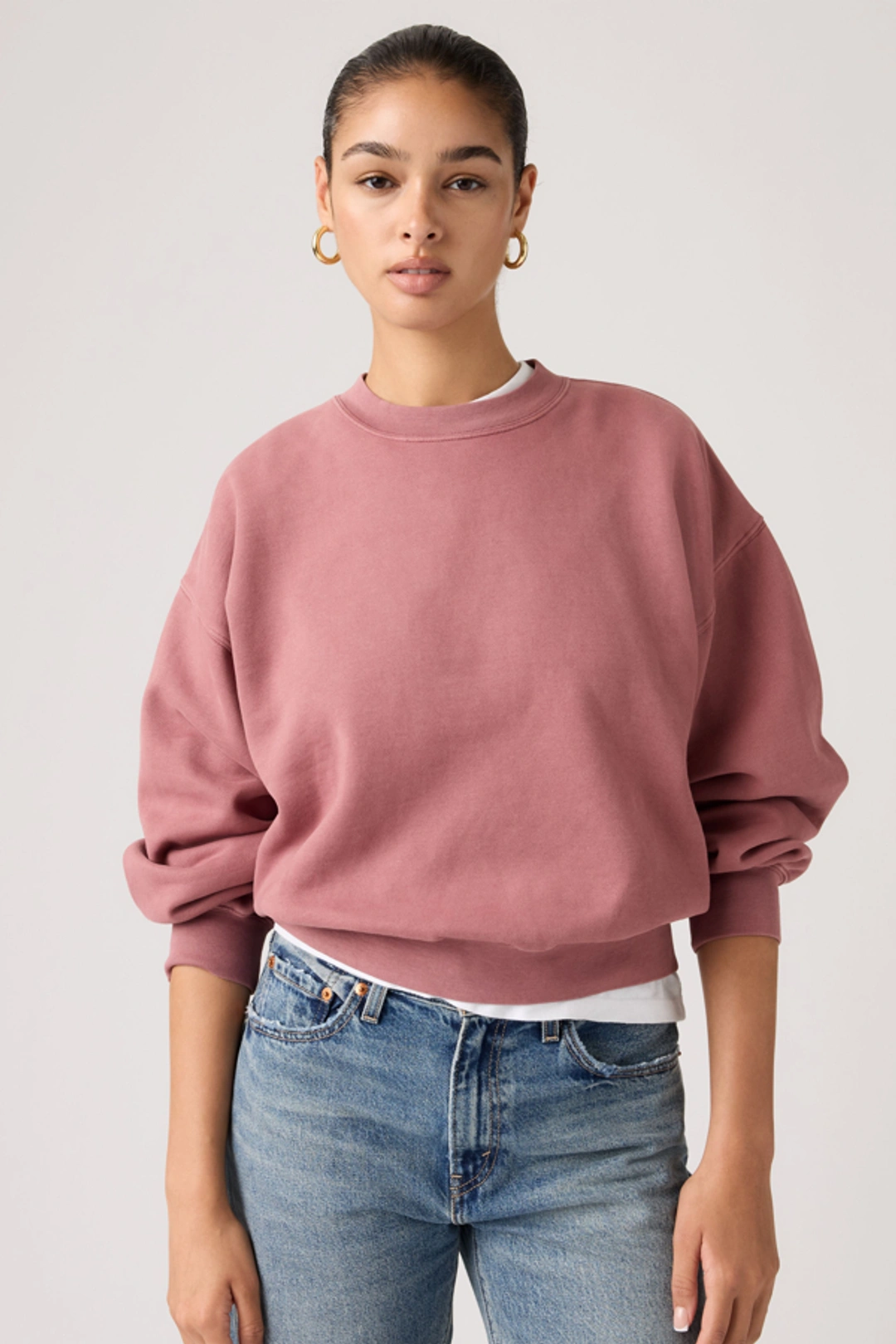 Levi's Sweat Shirt Vintage Boxy - Femme - Vert / Pine Green - M