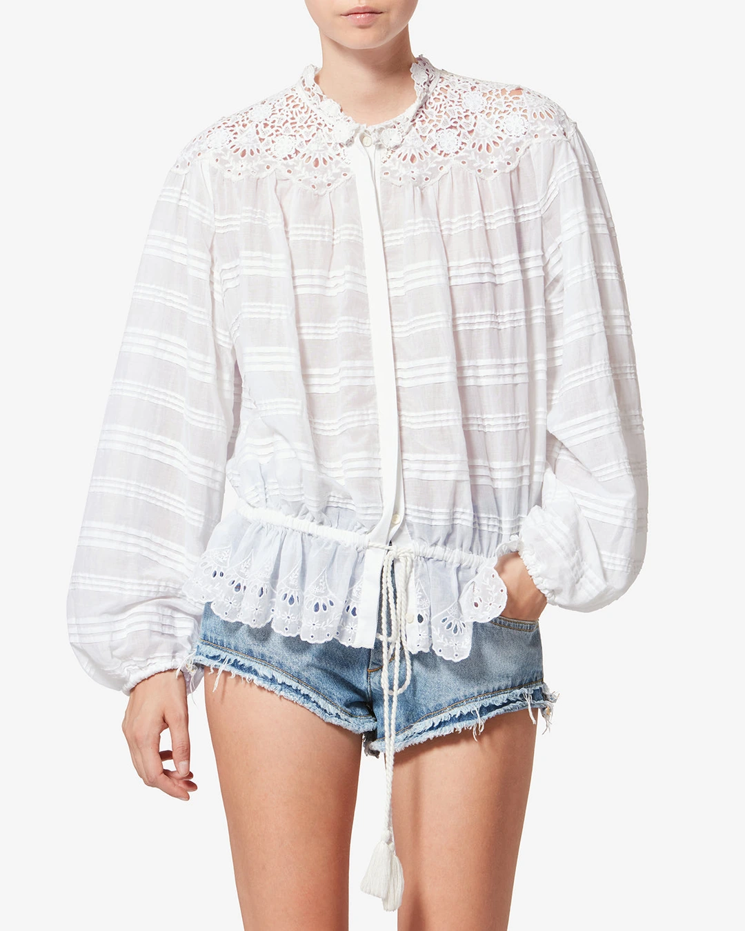 Blouse Polly - Femme - Bleu Clair - Taille 42 - Marant Étoile - 5