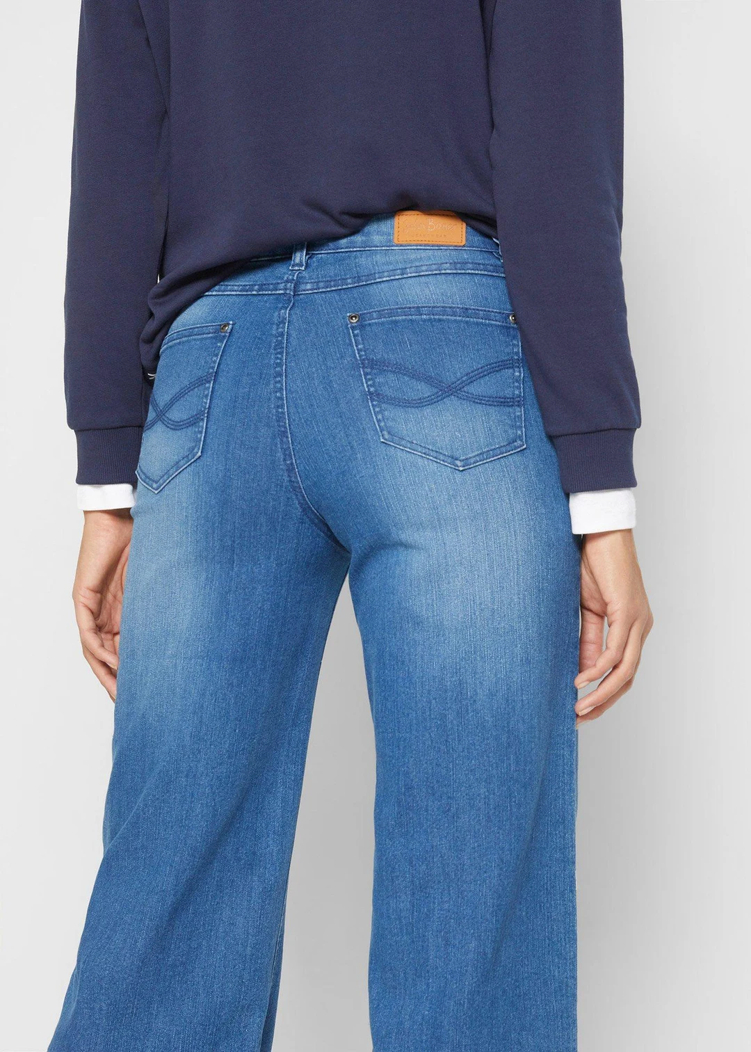 Jean large taille haute - 3