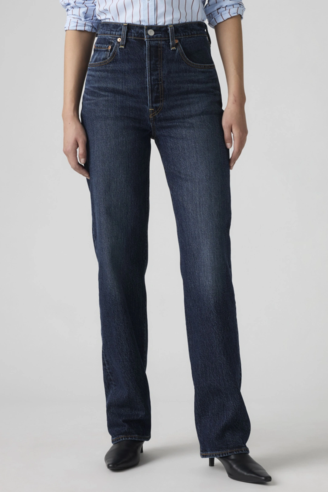 Levi's Jean Ribcage Longueur NorHomme - Femme - Bleu / Apply Now - 34X32 - 2