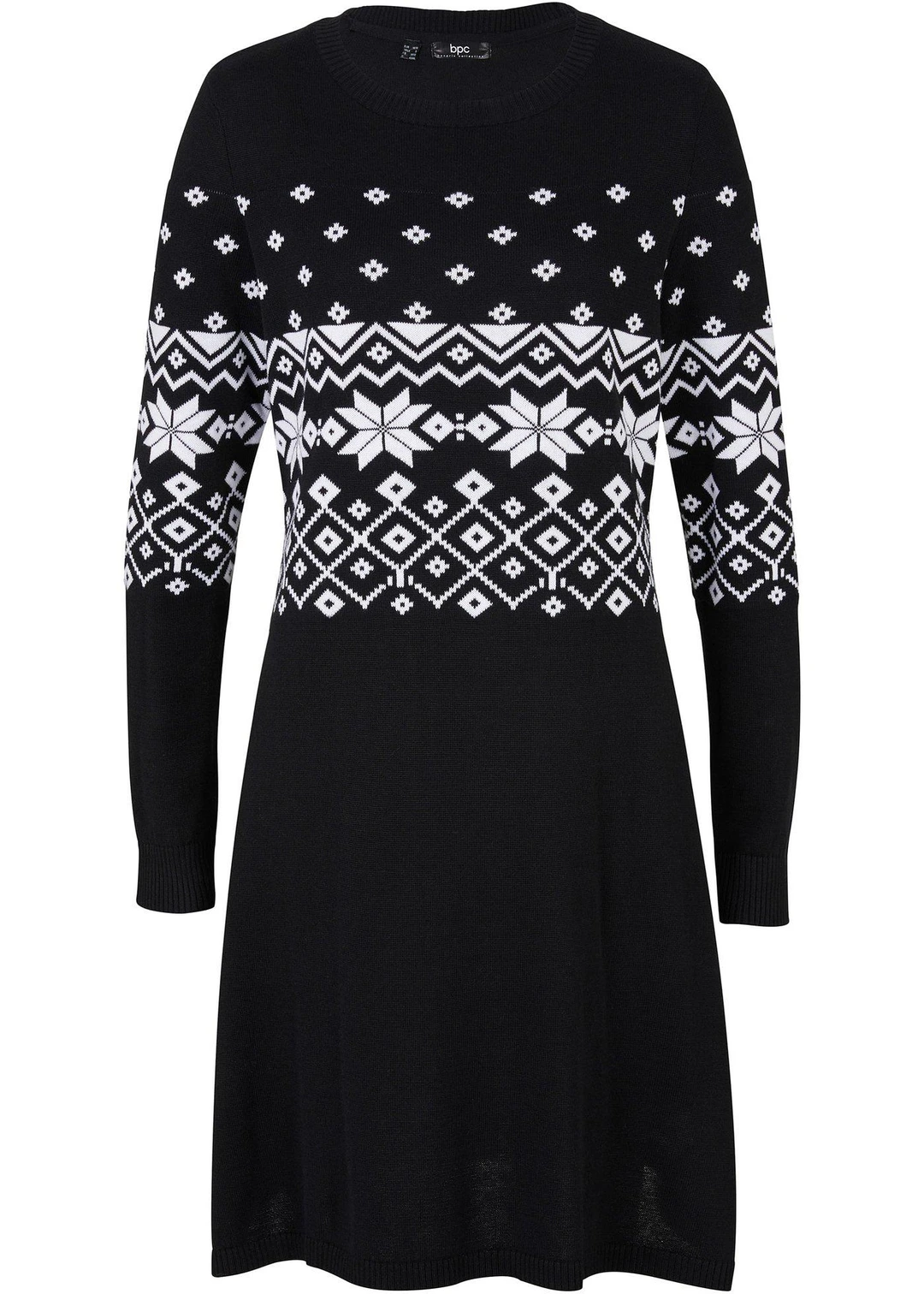 Robe en maille à motif norvégien